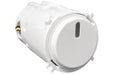 Hager Tactile 240V Push Button Matt White