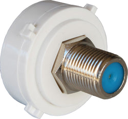 Hager Mechanism TV 3GHz F To F Matt White