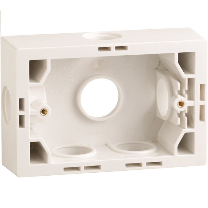 Hager Accessory Mounting Block Insulated