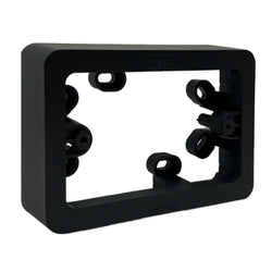 Hager Allure Mounting Block Matt Black