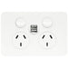 Hager Allure DGPO c/w 2 X 2.1A USB