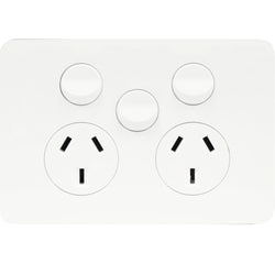 Hager Allure DGPO 10A With Extra Switch