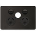 Hager Allure DGPO 10A Extra Switch Position No Mech Matt Black