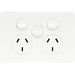 Hager Allure DGPO 10A With Extra Switch Matt White