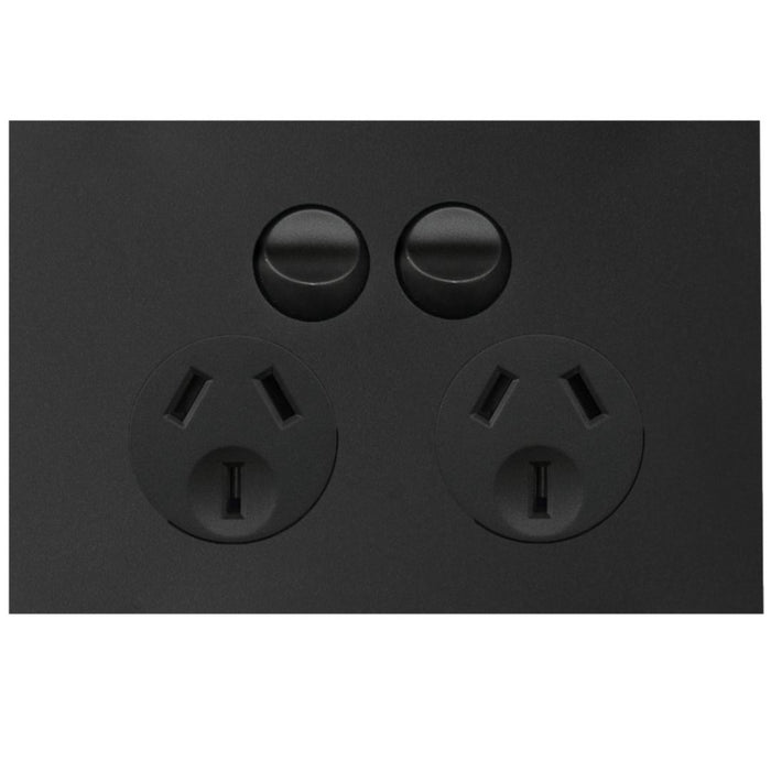 Hager Finesse DGPO 10A Matt Black