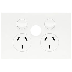 Hager Finesse DGPO 10A Blank Extra Switch
