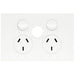Hager Finesse DGPO 10A Blank Extra Switch