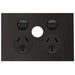 Hager Finesse DGPO 10A Blank Extra Switch Matt Black
