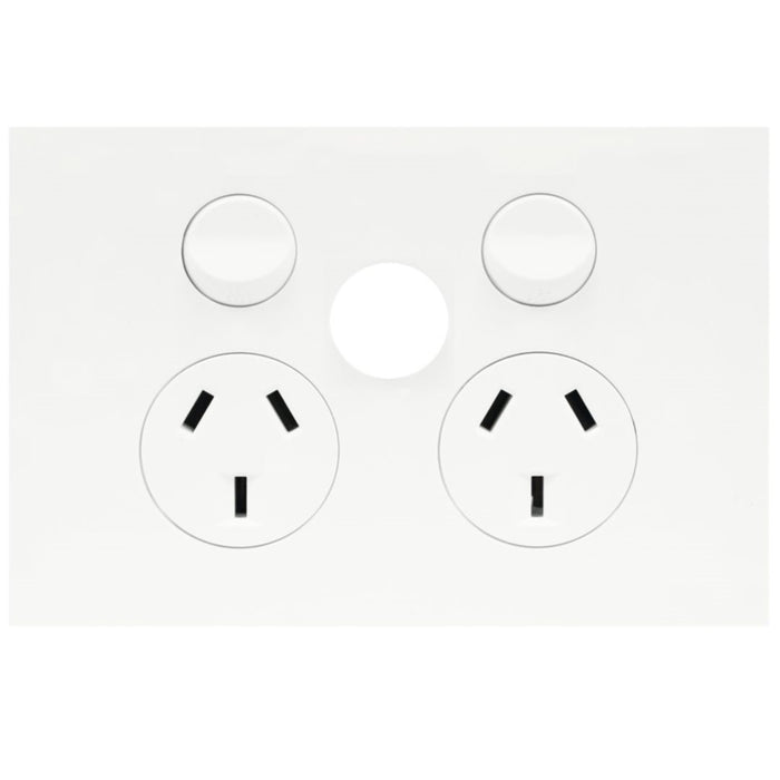 Hager Finesse DGPO 10A Blank Extra Switch Matt White