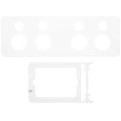 Hager Allure 4 Gang Socket Kit