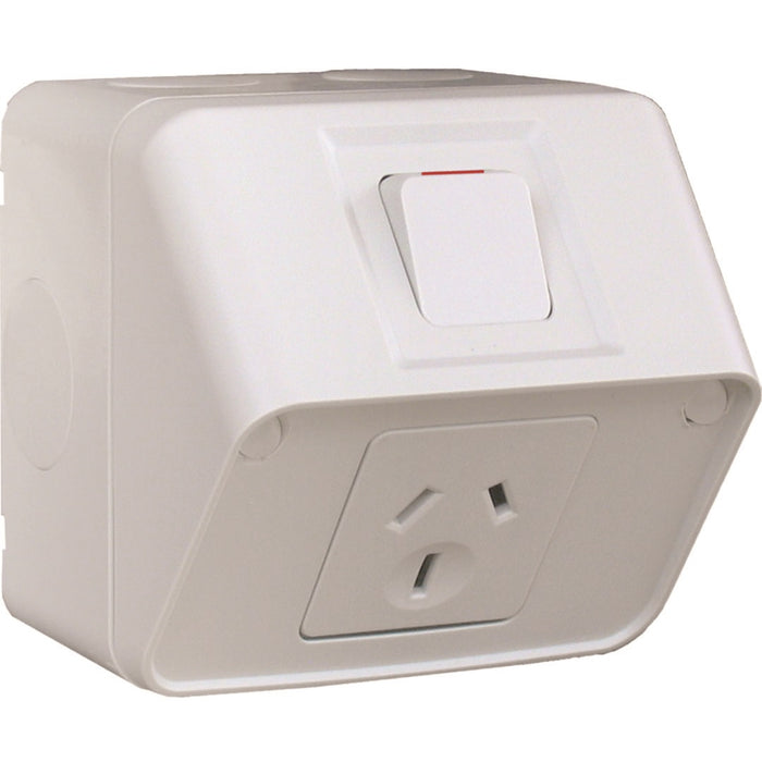 Hager Weatherproof 15A Single GPO