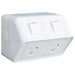 Hager Weatherproof 10A DGPO White