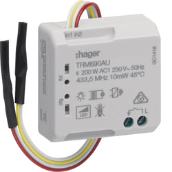 Hager FM RF Output 200W 2 Wires + 2 Inputs