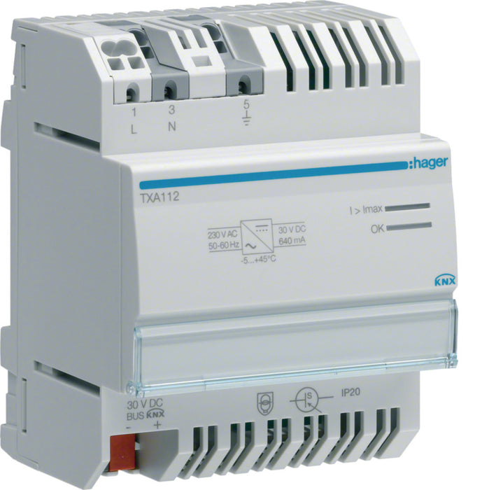 Hager Power Supply 30V DC 640 mA