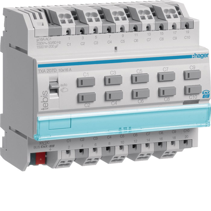 Hager Output 10 -Fold 16A