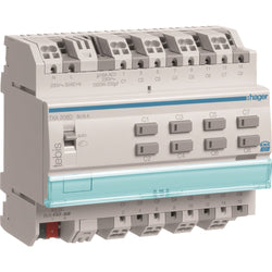 Hager 8-Fold Output 16A/230V(C) Manual w/o Bus Supply