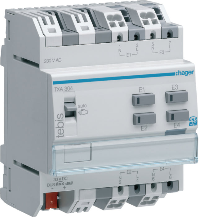 Hager Input Device 4 -Fold 230V~