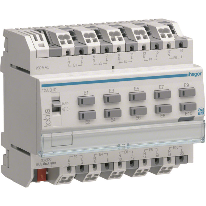 Hager Input Device 10 -Fold 230V~