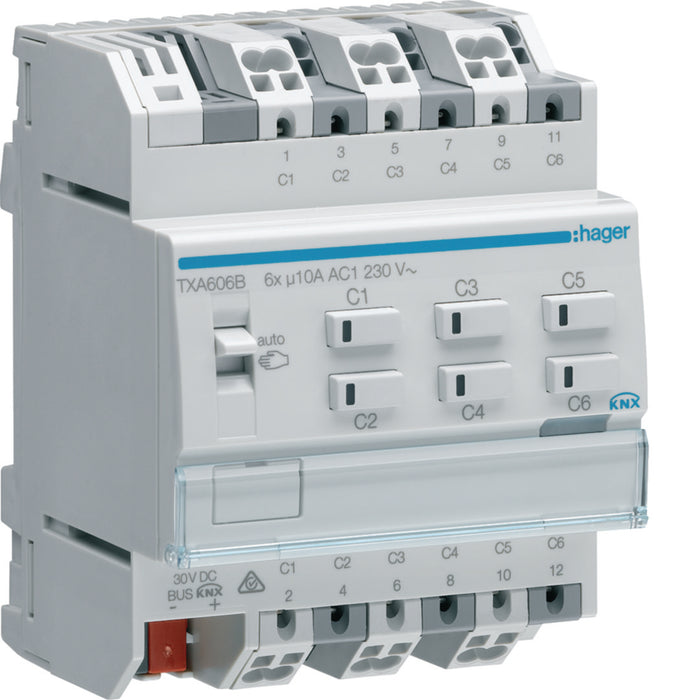 Hager Output 6 -Fold 10A / NE
