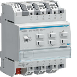 Hager Output 6 -Fold 16A C-Load Adapted / NE