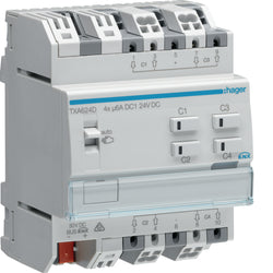 Hager Output Device For 4 Shutters/Blinds 24V / NE