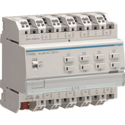 Hager Output Device For 8 Shutters/Blinds 230V~ / NE