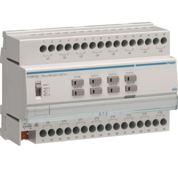 Hager Output 16 -Fold 16A C-Load Adapted