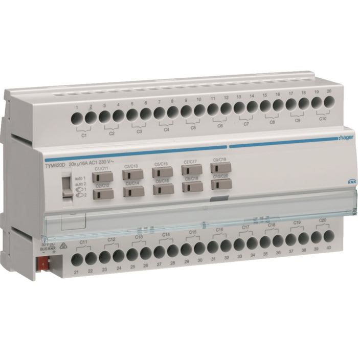 Hager Output 20 -Fold 16A C-Load Adapted