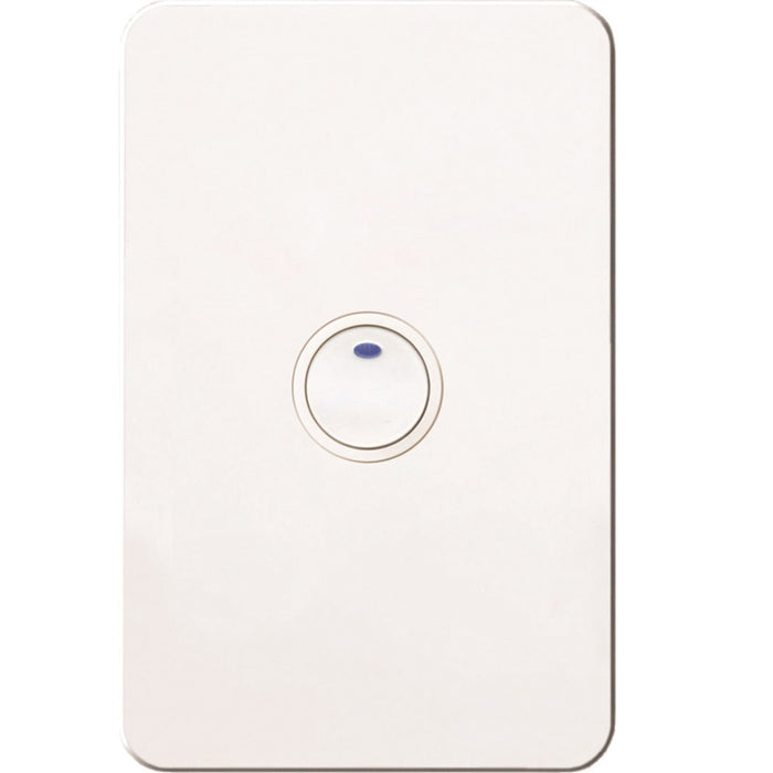 Hager Silhouette Tactile Swtch KNX 1Gang Led White