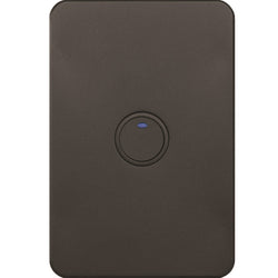 Hager Silhouette Tactile Swtch KNX 1Gang Led Matt Black