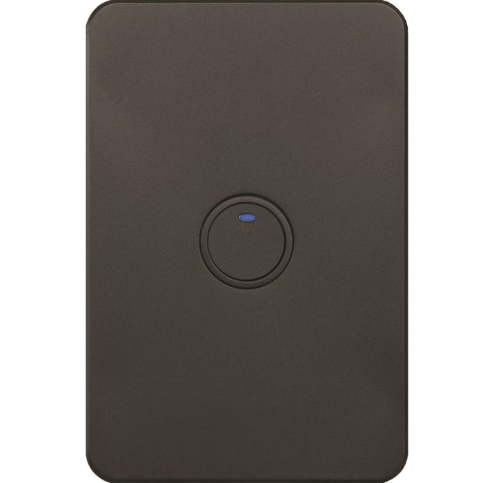 Hager Silhouette Tactile Swtch KNX 1Gang Led Matt Black