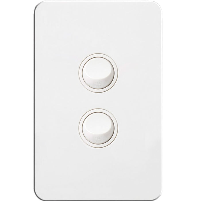 Hager Silhouette 2G Lp Switch Vertical