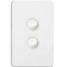 Hager Silhouette 2G Lp Switch Vertical