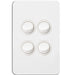 Hager Silhouette 4G Lp Switch Vertical