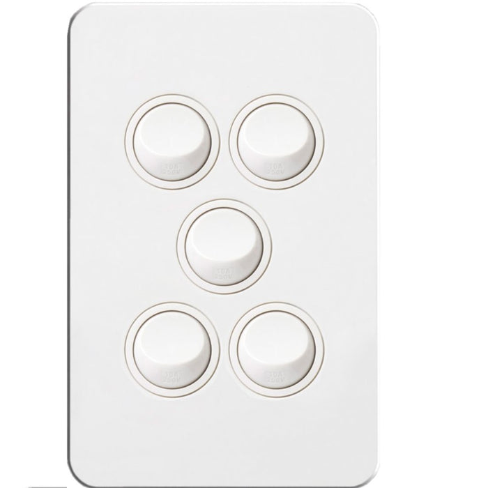 Hager Silhouette 5G Lp Switch Vertical