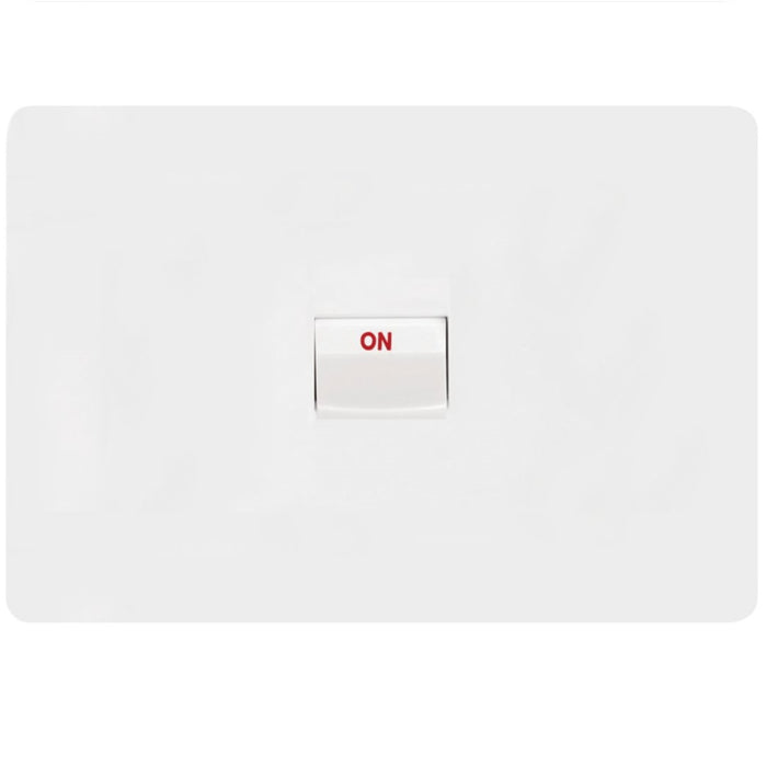 Hager Allure Cooker Switch 40A Double Pole Horizontal