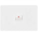 Hager Allure Cooker Switch 40A Double Pole Horizontal