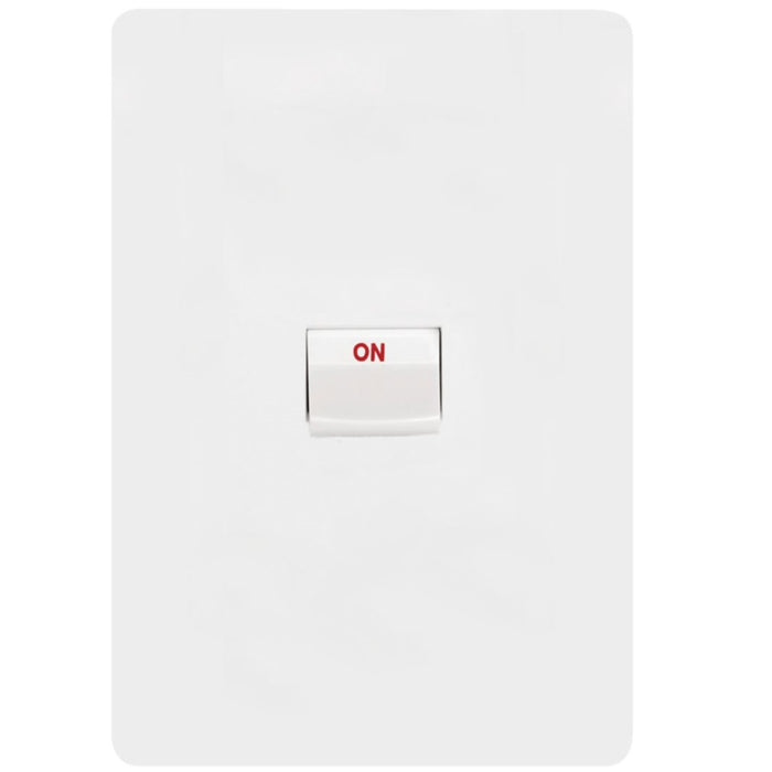 Hager Allure Cooker Switch 40A Double Pole Vertical