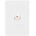 Hager Allure Cooker Switch 40A Double Pole Vertical