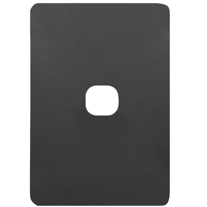 Hager Allure 1 Gang Hybrid Matt Black