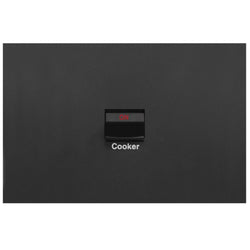 Hager Finesse Cooker Switch 40A Double Pole Horizontal Matt Black