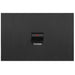 Hager Finesse Cooker Switch 40A Double Pole Horizontal Matt Black