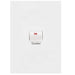 Hager Finesse Cooker Switch 40A Double Pole Vertical