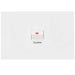 Hager Finesse Cooker Switch 40A Double Pole Horizontal Matt White