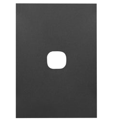 Hager Finesse 1 Gang Hybrid Matt Black
