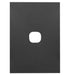 Hager Finesse 1 Gang Hybrid Matt Black