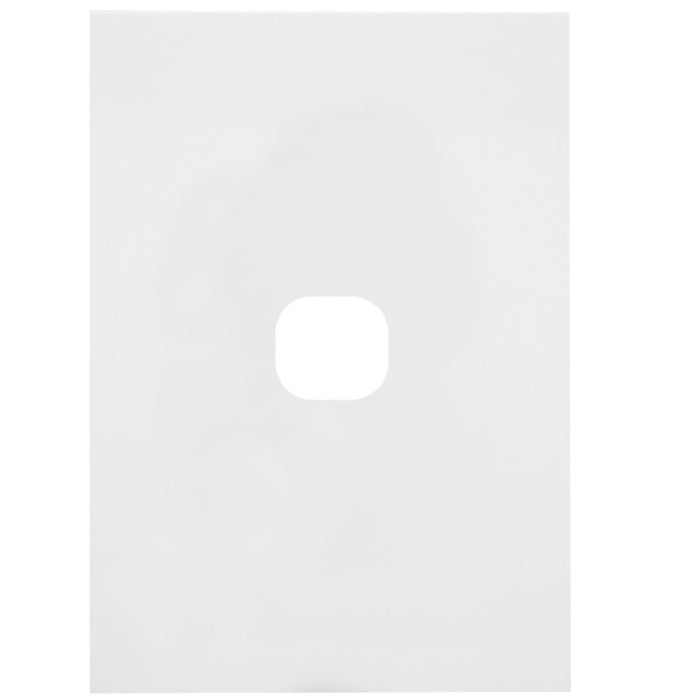 Hager Finesse 1 Gang Hybrid Matt White