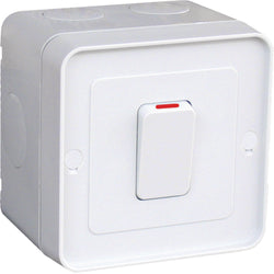 Hager Weatherproof 1G 16A Switch