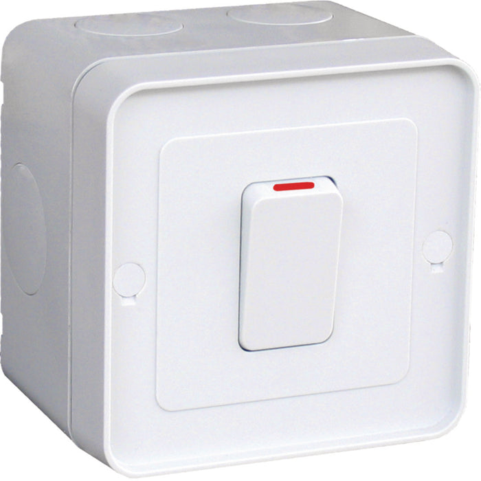Hager Weatherproof 1G 16A Switch