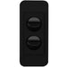 Hager Allure Architrave 2 Gang Matt Black